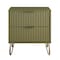 Manhattan Comfort DUMBO 2.0 Nightstand in Olive Green NS002-OG - alternate 8